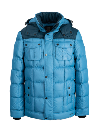 Куртка зимняя мужская Merlion СМ-16  (голубой  т.синий)