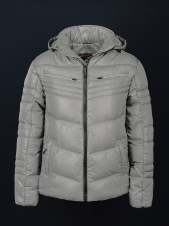 Куртка зимняя подростковая Merlion Dionis-2 (св.серый клетка) 