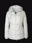 Куртка зимняя женская Merlion ASTARTA (бело/серый принт)