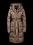62-202 Пальто женское, утеплитель био-пух, lt.cofee