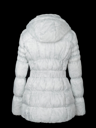 Куртка зимняя женская Merlion Bella (белый принт)