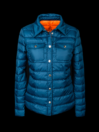 Куртка женская Merlion Lynn (синий-оранжевый)