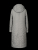 Пальто женское демисезонное Merlion SHEILA серый с