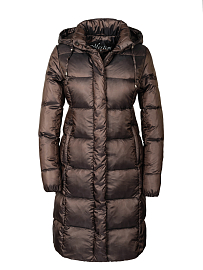 Пальто женское пуховое Merlion В-520 (коричневый)