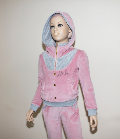 Костюм детск.TIGA В18 роз/сер.