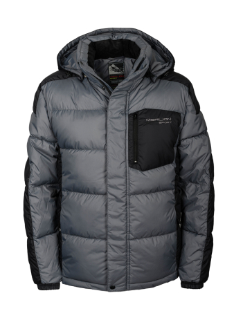 Куртка зимняя мужская Merlion ИВ-6 (серый-черный)