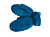 Рукавицы пуховые женские U 121032 (синий 5016)