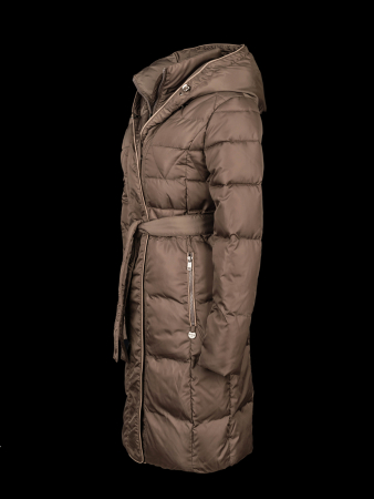 62-202 DeFreeze Пальто женское, утеплитель био-пух, lt.cofee ,